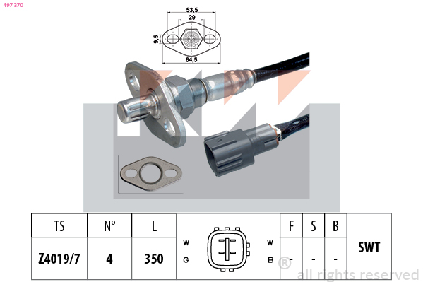 Lambda-sonde KW 497 370