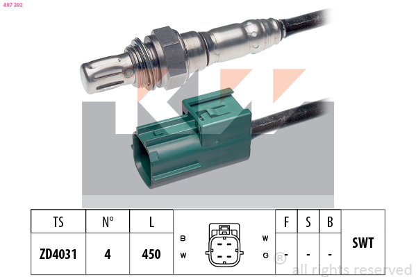 Lambda-sonde KW 497 392