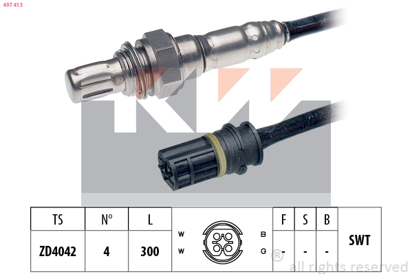 Lambda-sonde KW 497 413