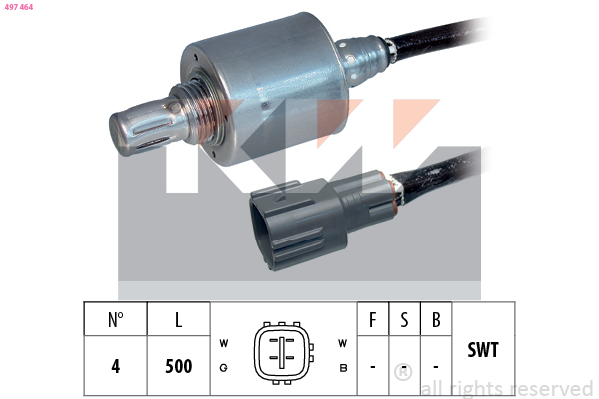 Lambda-sonde KW 497 464