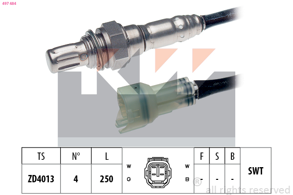 Lambda-sonde KW 497 484