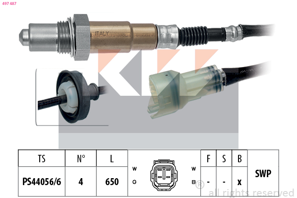 Lambda-sonde KW 497 487