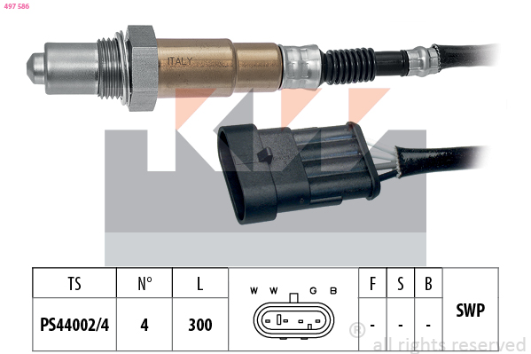 Lambda-sonde KW 497 586