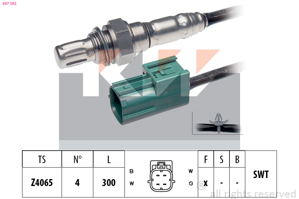 Lambda-sonde KW 497 592