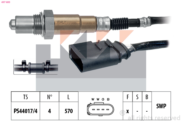 Lambda-sonde KW 497 600