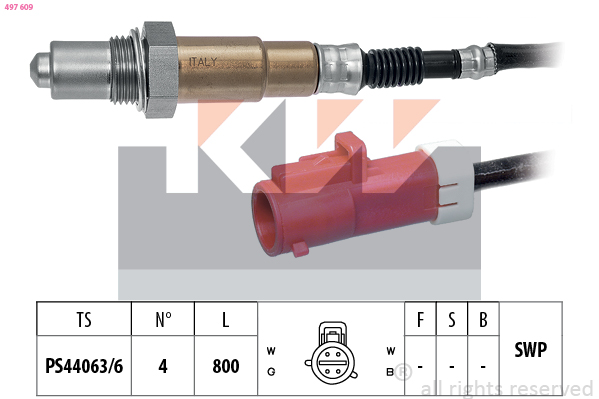 Lambda-sonde KW 497 609