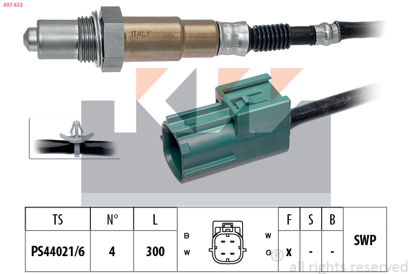 Lambda-sonde KW 497 633