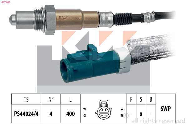 Lambda-sonde KW 497 685