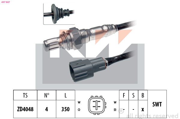 Lambda-sonde KW 497 847