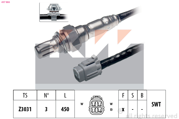 Lambda-sonde KW 497 866