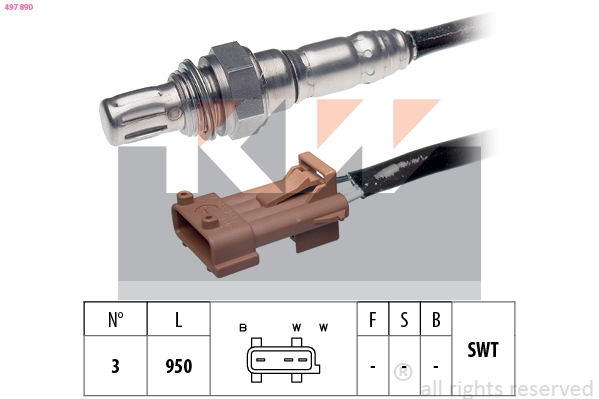 Lambda-sonde KW 497 890