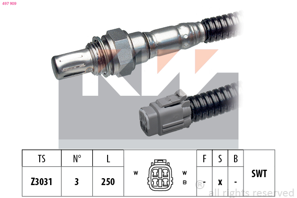 Lambda-sonde KW 497 909