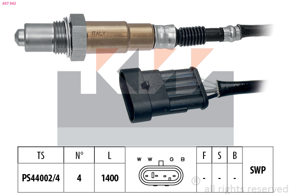 Lambda-sonde KW 497 943