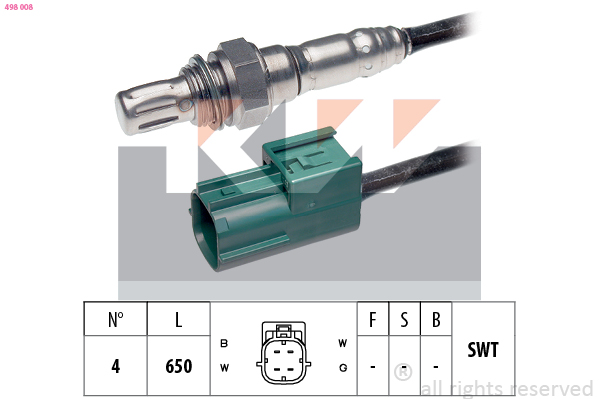 Lambda-sonde KW 498 008