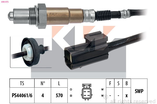 Lambda-sonde KW 498 075