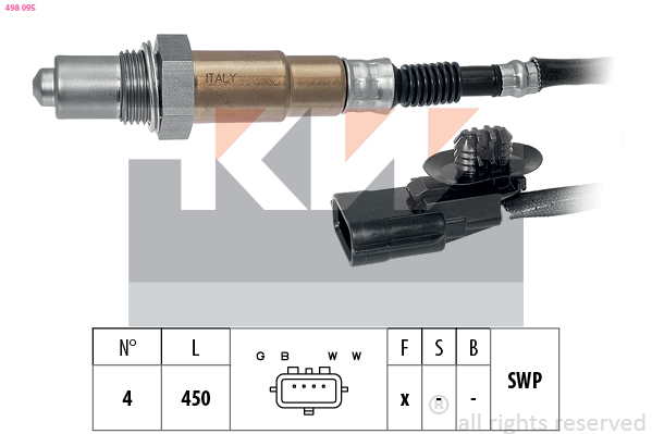 Lambda-sonde KW 498 095