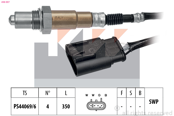 Lambda-sonde KW 498 097