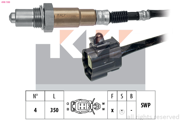 Lambda-sonde KW 498 100