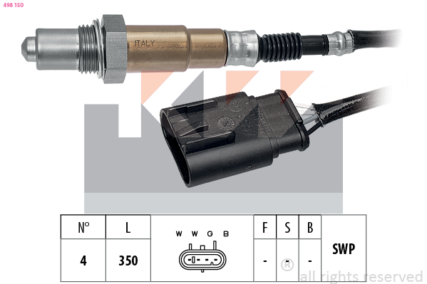 Lambda-sonde KW 498 150