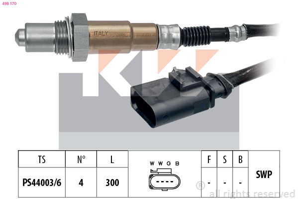 Lambda-sonde KW 498 170