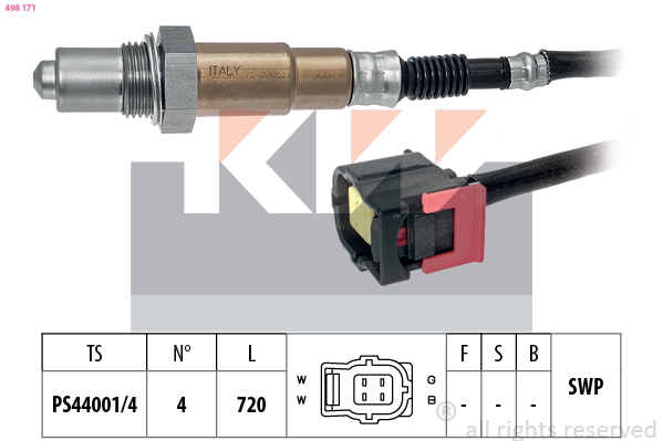 Lambda-sonde KW 498 171