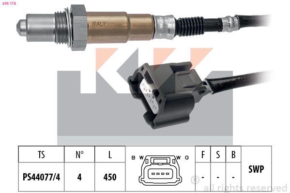 Lambda-sonde KW 498 178