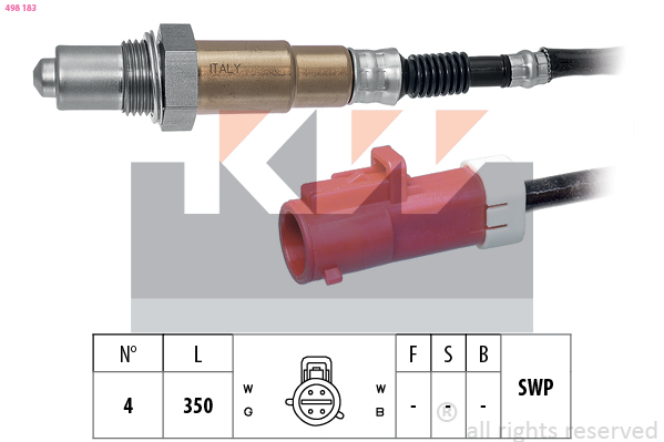 Lambda-sonde KW 498 183