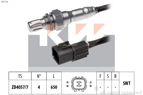 Lambda-sonde KW 498 188