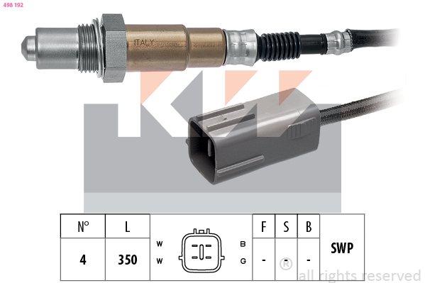 Lambda-sonde KW 498 192