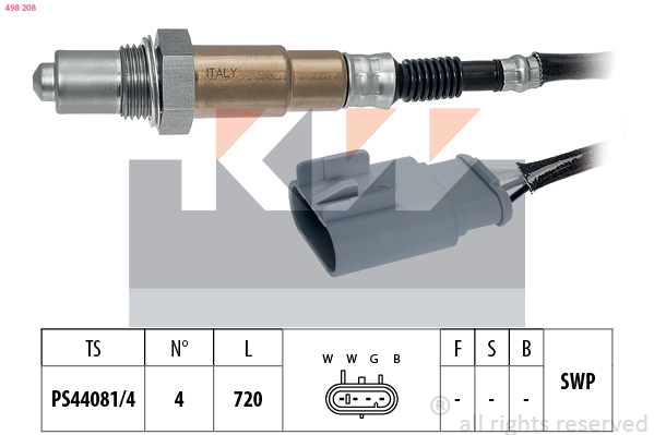 Lambda-sonde KW 498 208