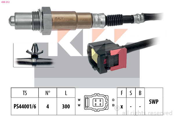 Lambda-sonde KW 498 212