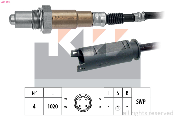 Lambda-sonde KW 498 213