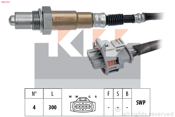 Lambda-sonde KW 498 214