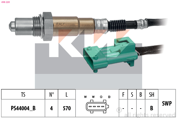 Lambda-sonde KW 498 220