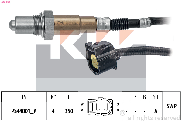 Lambda-sonde KW 498 236