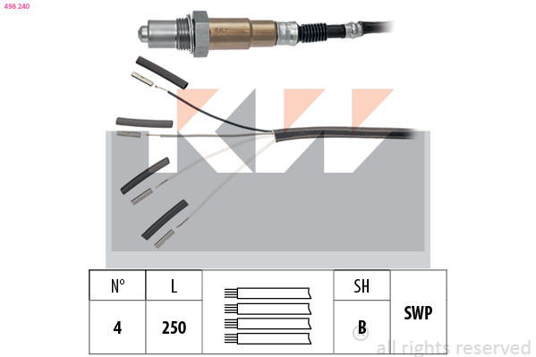 Lambda-sonde KW 498 240