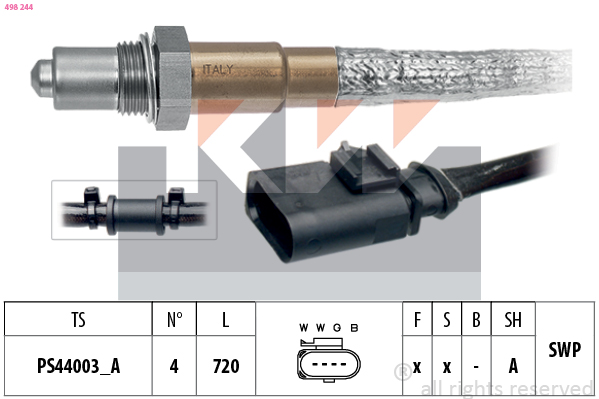 Lambda-sonde KW 498 244