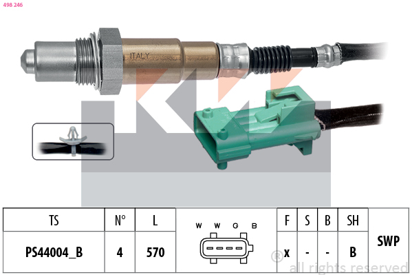 Lambda-sonde KW 498 246