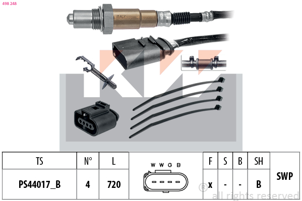 Lambda-sonde KW 498 248