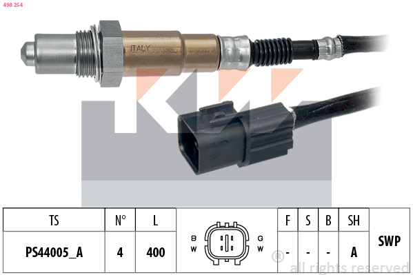 Lambda-sonde KW 498 254