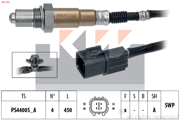 Lambda-sonde KW 498 261