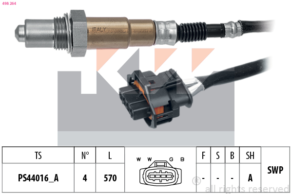 Lambda-sonde KW 498 264