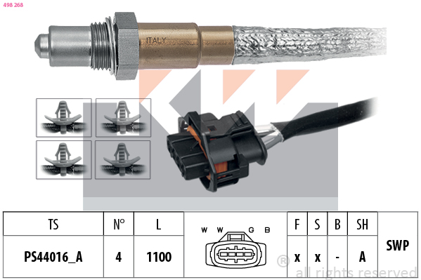 Lambda-sonde KW 498 268