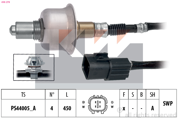 Lambda-sonde KW 498 279