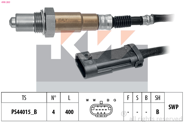 Lambda-sonde KW 498 283