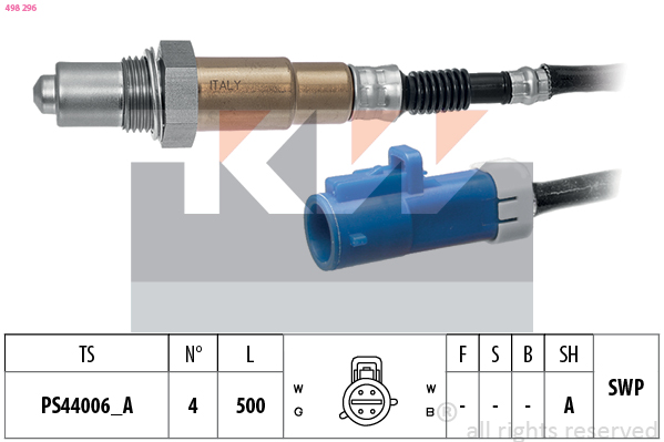 Lambda-sonde KW 498 296