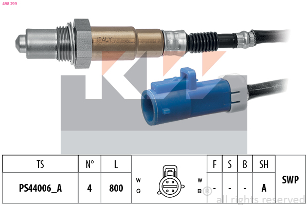 Lambda-sonde KW 498 299