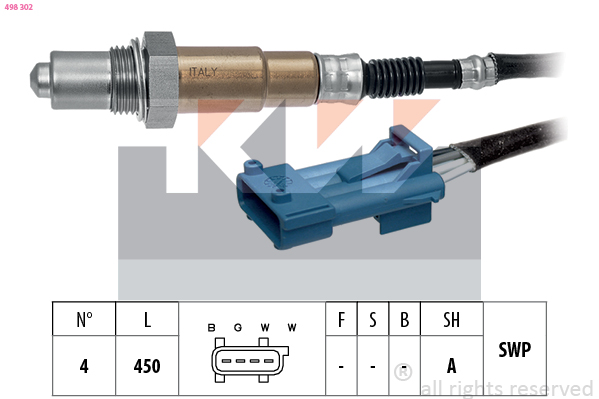 Lambda-sonde KW 498 302