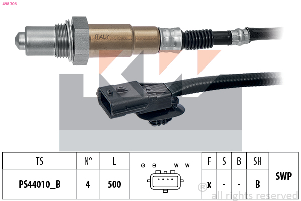 Lambda-sonde KW 498 306