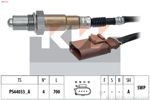 Lambda-sonde KW 498 313